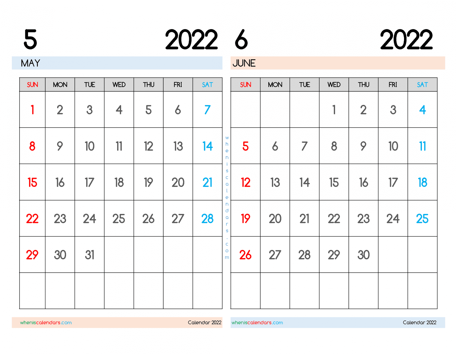 free may june 2022 calendar printable pdf 2022 calendar printable