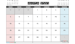 March 2023 Calendar with Holidays Free