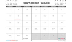 Free Printable October 2023 Calendar