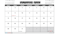 October 2023 Calendar with Holidays Printable