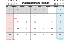 September 2023 Calendar with Holidays Free