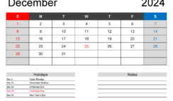 Blank Dec 2024 Calendar Printable D1402