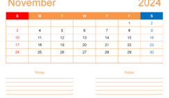 Free Printable Calendar com November 2024 N1213