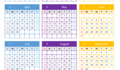 Download free monthly Calendar 2024 A4 Vertical (24Y115)