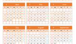 Download 2024 free printable Calendar with holidays A4 Vertical (24Y117)