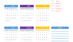 Download monthly Calendar template 2024 A5 Vertical (24Y072)