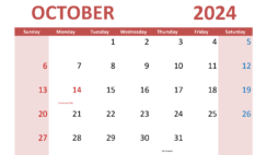 planner October 2024 PDF O1295