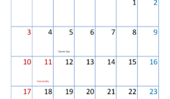 November 2024 Calendar Printables N1316