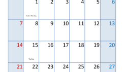 Free Printable April 2024 Calendar A4319