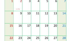 Print Blank Calendar September 2024 S9329