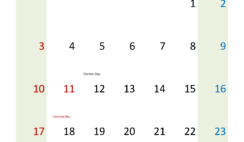 Printable Monthly November Calendar 2024 N1330