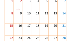 September Calendar Blank 2024 S9336