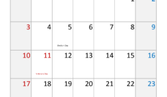 Editable November 2024 Calendar Template N1374