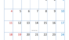 February Holidays Calendar 2024 F2376