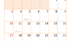 2024 November Printable Calendar Free N1398